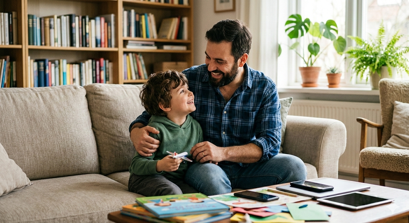 ذكاء العاطفة: كيف نبني جسور الثقة مع أبنائنا في عصر الشاشات؟